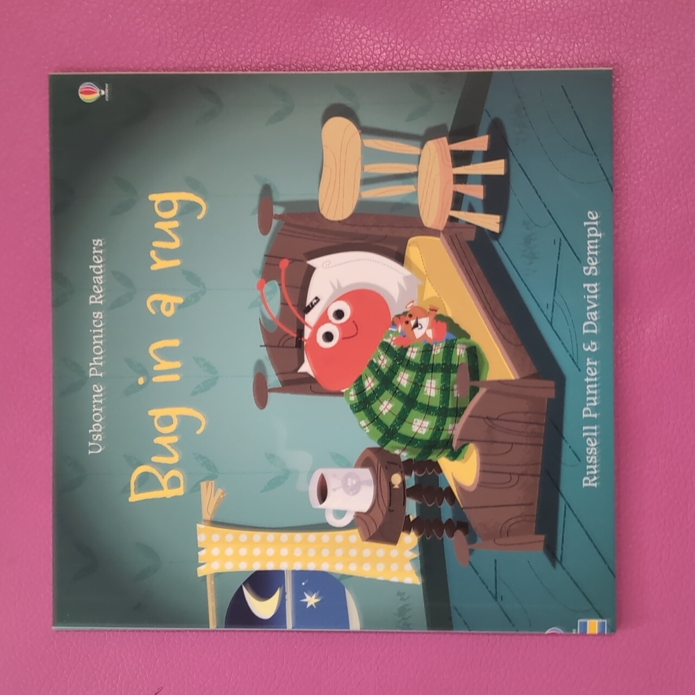 Usborne Mini Phonics Readers Bug In A Rug And Bee Makes Tea - Picture 2 of 5